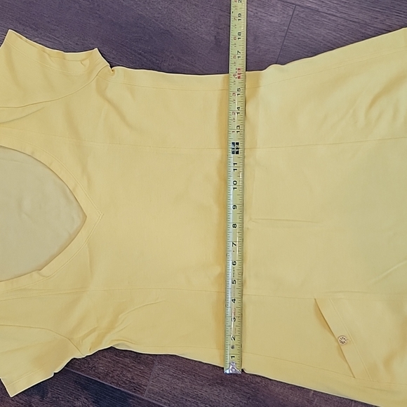 Horny toad v neck cheery yellow a line casual everyday dress medium - Picture 11 of 13